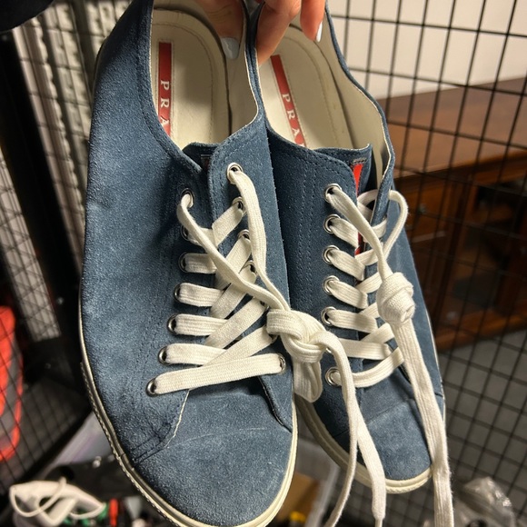 Men’s suede Prada shoes size 7. - Picture 2 of 4